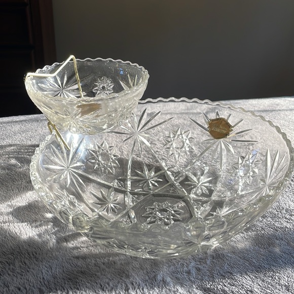 ✨ Vintage Anchor Hocking Chip & Dip Set ✨ Never Used ✨ - Picture 9 of 11